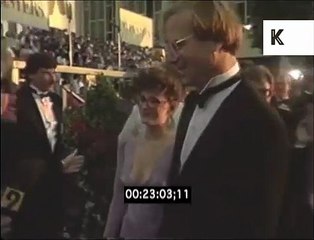 1987 Academy Awards Red Carpet, Marlee Matlin and William Hurt, Hollywood, Celebrities