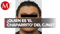 Detienen a 'El Chaparrito', presunto jefe regional del CJNG en Colima
