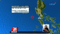 Magnitude 6.4 na lindol, yumanig sa ilang bahagi ng Luzon | 24 Oras