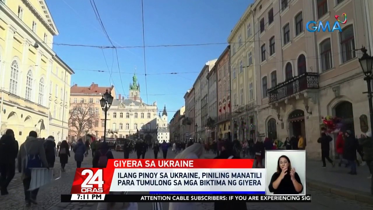 Ilang Pinoy sa Ukraine, piniling manatili para tumulong sa mga biktima ng giyera | 24 Oras