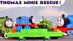 Tom Moss and the Thomas Minis Trains Rescue Story with the Funlings Toys Opening Blind Bags Toys Full Episode English Stop Motion Video for Kids by Toy Trains 4U