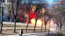 Kiev’de Rus roketi imha edildi: 1 ölü
