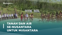 Tanah dan Air dari Aceh hingga Papua Basahi Titik Nol IKN | Katadata Indonesia