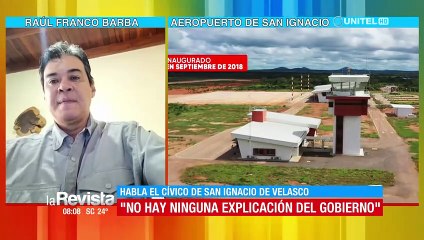 Cívicos cuestionan que a tres años de entregado aún no opere el aeropuerto de San Ignacio de Velasco