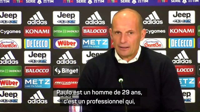 Massimiliano Allegri : L'équipe a besoin de Dybala