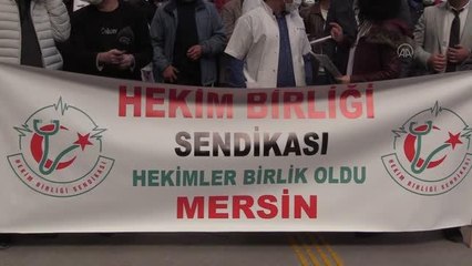 Bazı doktorlar iş bırakma eylemi yaptı