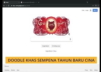 #Bualan 5 Feb: Doodle khas sempena Tahun Baru Cina