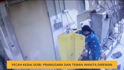 Pecah kedai dobi: Pramugara dan teman wanita direman