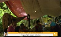 Air kolam tadahan didapati keruh