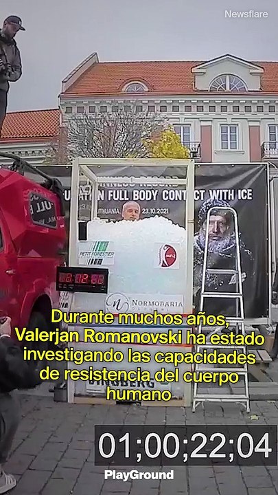 3 HORAS ENTERRADO EN CUBITOS DE HIELO