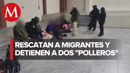 Télécharger la video: Hallan a 40 migrantes en Puebla, eran transportados por polleros