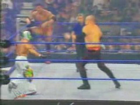 wwe armageddon batista y rey misterio vs big show y kane