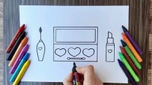 HOW TO DRAW A MAKEUP KIT,EASY DRAWING,STEP BY STEP DRAWING FOR KIDS,EASY ART