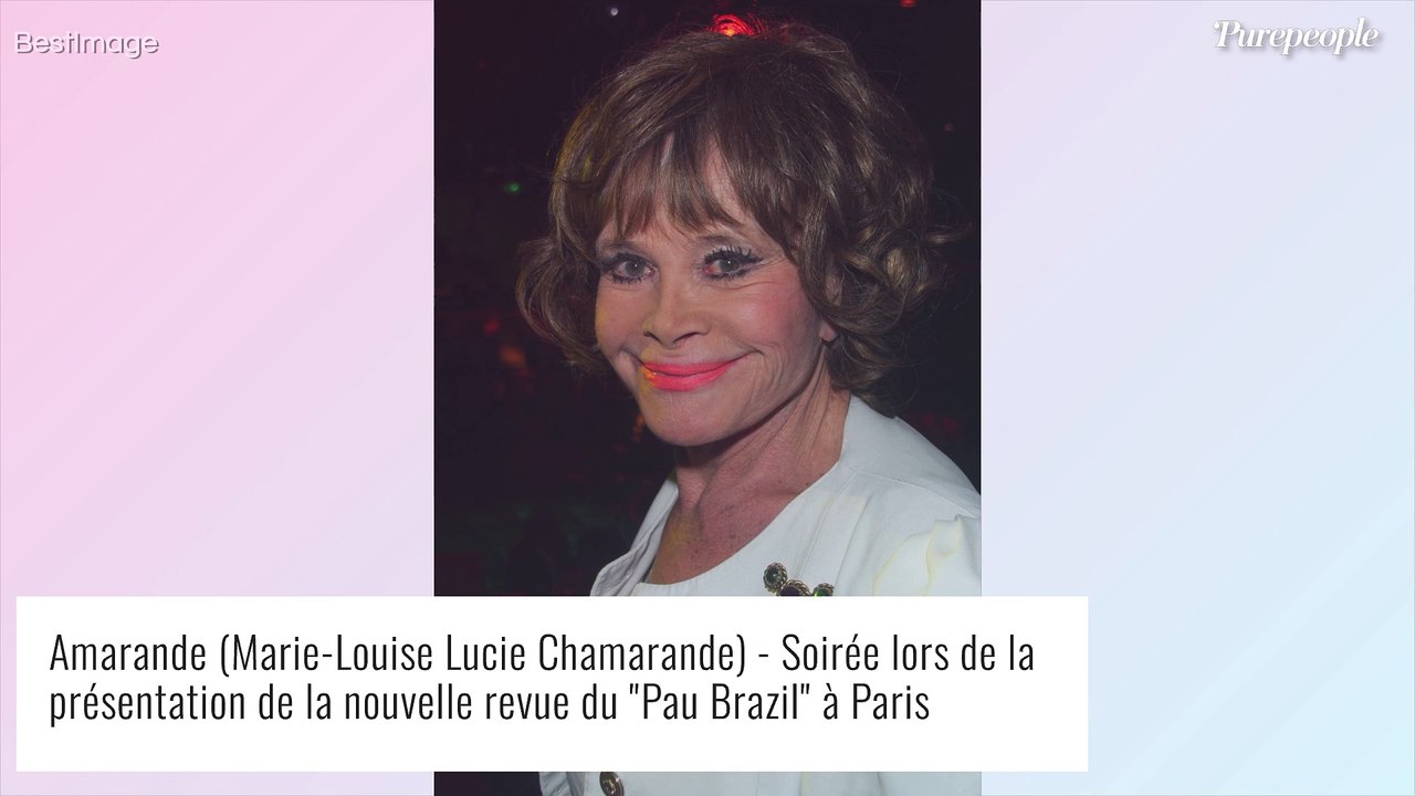 Amarande est morte