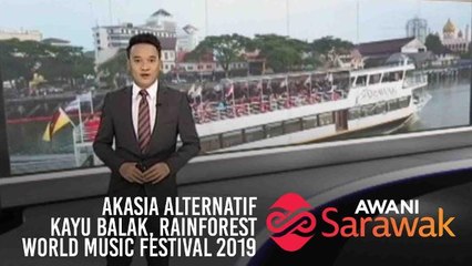 AWANI Sarawak [12/06/2019] Akasia alternatif kayu balak, 830 lot rumah mampu milik, Rainforest World Music Festival 2019