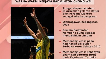 [INFOGRAFIK] Warna Warni Kerjaya Badminton Lee Chong Wei
