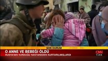 Rusların bombaladığı hastaneden kurtarılmışlardı: Bebeğiyle birlikte hayatını kaybetti