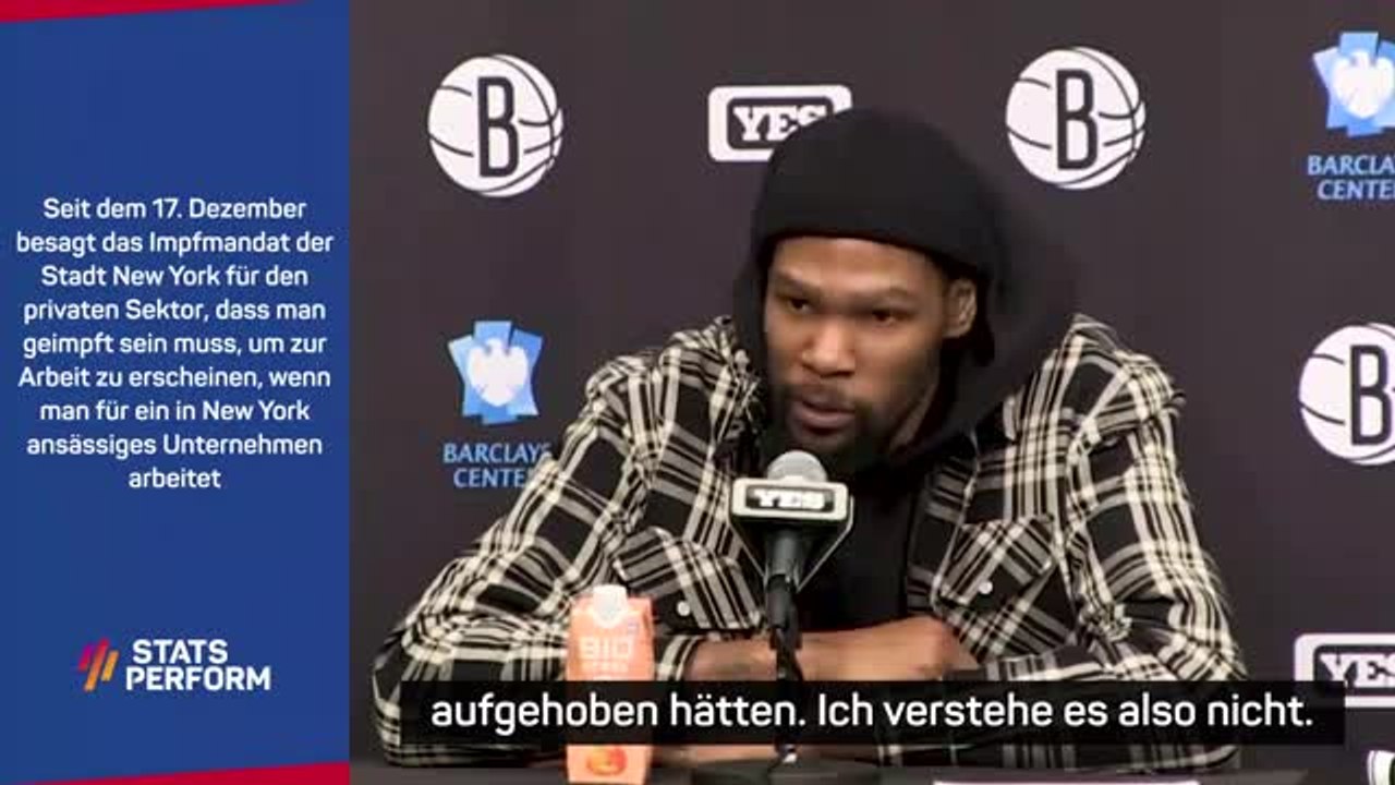 Durant übt Kritik an New Yorker Bürgermeister