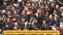 Penduduk Hong Kong protes, desak Lam letak jawatan