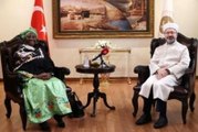Fildişi Sahili Dışişleri Bakanı Camara'dan Diyanet İşleri Başkanı Erbaş'a ziyaret