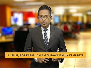 8 maut, bot karam dalam cubaan masuk ke Greece