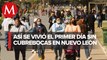 Primer día sin cubrebocas en espacios abiertos en Nuevo León