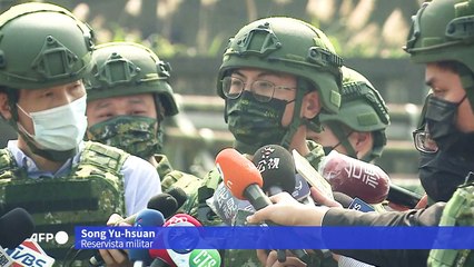 Taiwan treina reservistas em meio a temores ligados à Ucrânia
