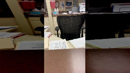 Spooking Surgery Center Employee by Hiding Under Desk