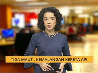 Tiga maut: Kemalangan kereta api