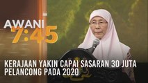 Kerajaan yakin capai sasaran 30 juta pelancong pada 2020