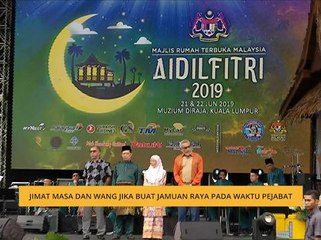 Jimat masa dan wang jika buat jamuan raya pada waktu pejabat