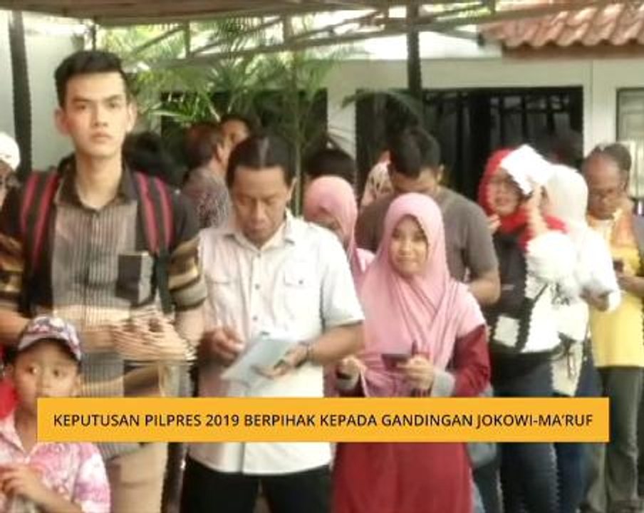 Keputusan Pilpres 2019 berpihak kepada gandingan Jokowi-Maaruf