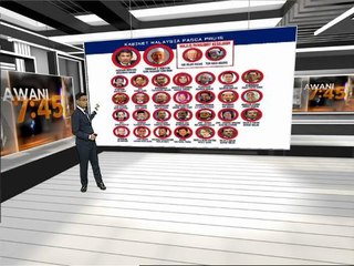 Imej tular kononnya dedahkan Kabinet bayangan baharu