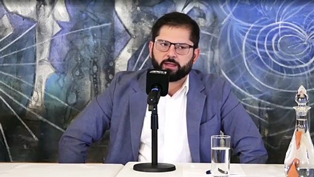 Presidente Boric envió potente mensaje tras la escasez de agua: No sólo es sequía, también es saqueo