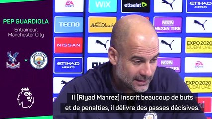 29e j. - Guardiola : "J'essaie de pousser Mahrez un maximum"
