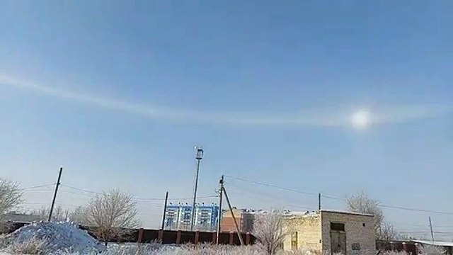 5 soleils aperçus dans le ciel de russie... parhélie