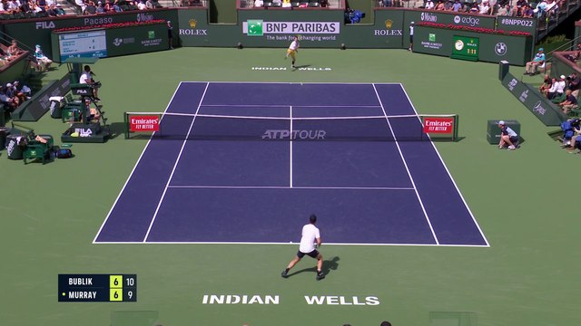 Bublik v Murray | ATP Indian Wells | Match Highlights