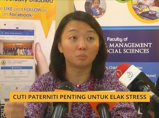 Cuti paterniti penting untuk elak stress