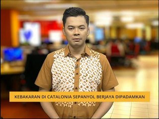 Kebakaran di hutan Catalonia Sepanyol berjaya dipadamkan