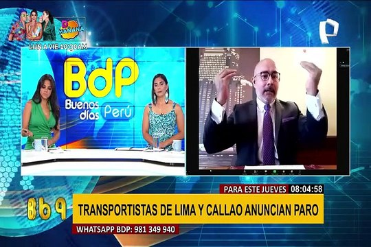 Gremio de transportistas de Lima y Callao anuncian paro para este jueves 17