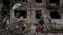 Ukrainians left homeless by shelling in Kyiv