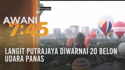 Langit Putrajaya diwarnai 20 belon udara panas