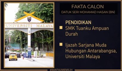 [INFOGRAFIK] Profil calon PRK Rantau