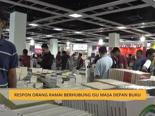 Respon orang ramai berhubung isu masa depan buku