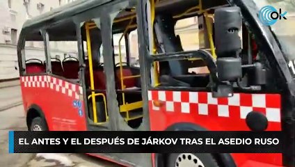 El antes y el después de Járkov tras el asedio ruso