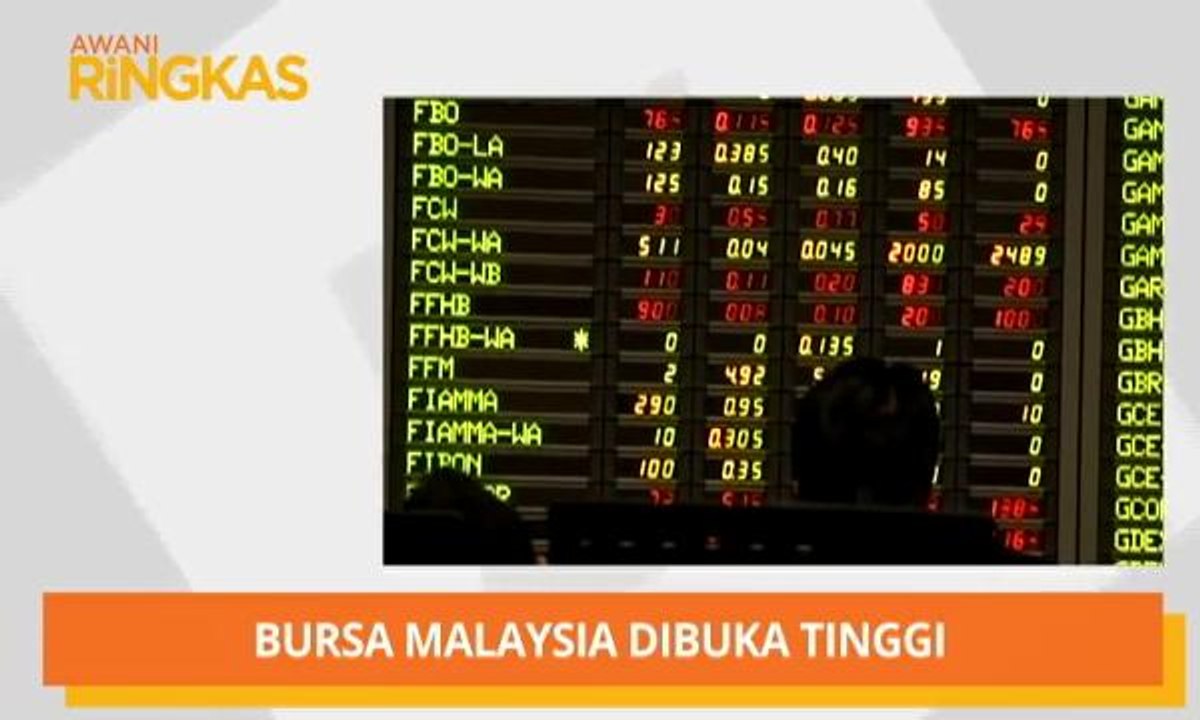 AWANI Ringkas: Bursa Malaysia dibuka tinggi, Ri...