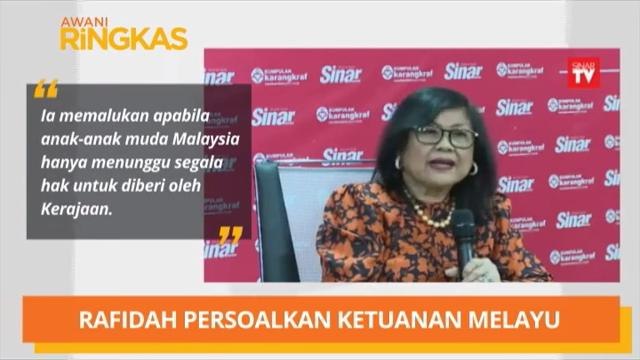 AWANI Ringkas: Rafidah persoal ketuanan Melayu, Bidas gabungan UMNO-Pas