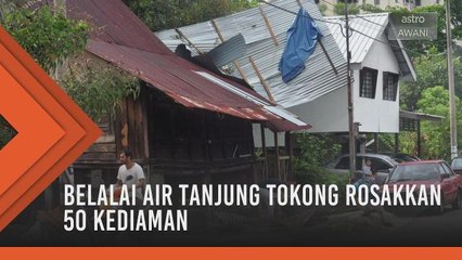 Belalai air Tanjung Tokong rosakkan 50 kediaman, jejaskan perniagaan