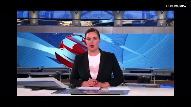 Остановите войну! - протест в эфире программы Время