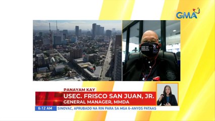 Panayam kay Usec. Frisco San Juan, Jr., General Manager, MMDA | UB